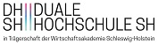 Duale Hochschule SH Logo DHSH Text Lange RGB